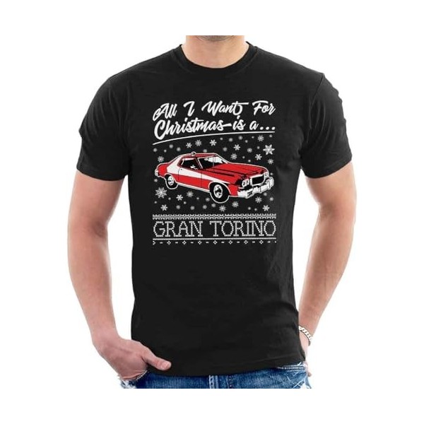 shallow Mens Goldorak V3 UFO Robo Grendizer 1975 T Shirt Black T-Shirts à Manches Courtes Medium 