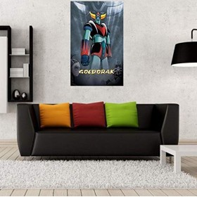 Poster Affiche Goldorak Couleur Hero Manga Robot Dessin anime