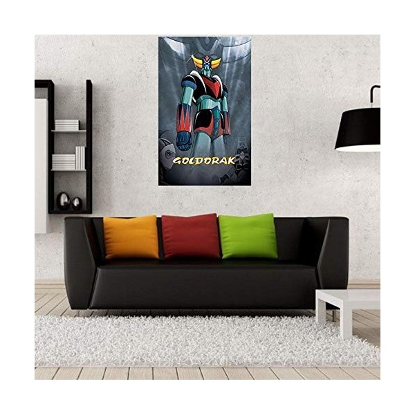 Poster Affiche Goldorak Couleur Hero Manga Robot Dessin anime