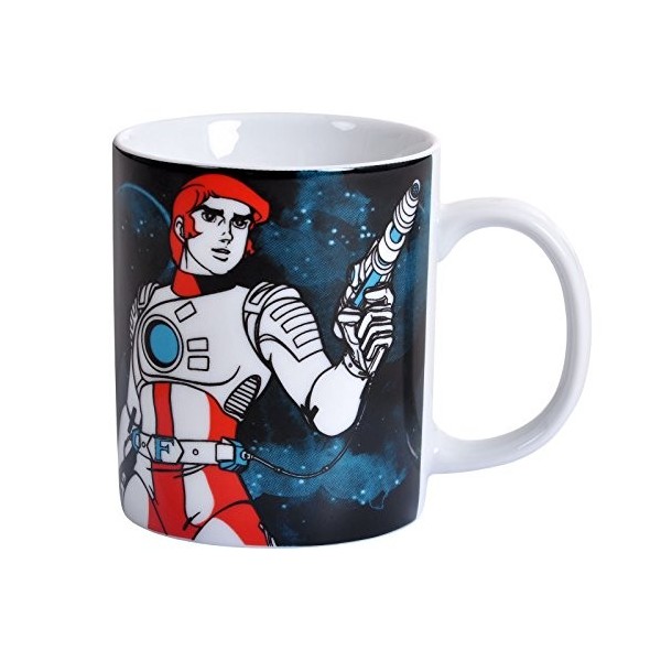 Star Trek Captain Future - Science-Fiction - Capitaine Flam Mug de café - présenté dans un coffret cadeau - Multicolore - Des