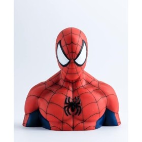 Semic Distibution Marvel Spiderman, 3760226372332, Rouge, Buste Tirelire