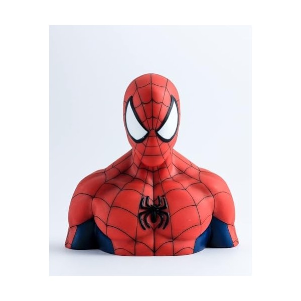 Semic Distibution Marvel Spiderman, 3760226372332, Rouge, Buste Tirelire