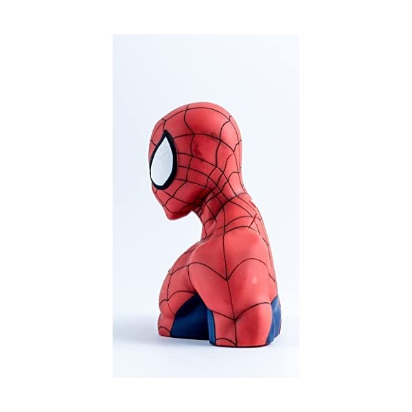 Semic Distibution Marvel Spiderman, 3760226372332, Rouge, Buste Tirelire