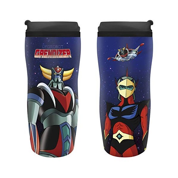 ABYSTYLE - Grendizer - Mug de Voyage - 35 cl - Goldorak & Actarus