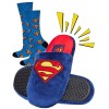 soxo DC Comics The Batman Superman Chausson Homme Fantaisie Pantoufles Hommes Idee Cadeau 45/46 Pantoufles Superman