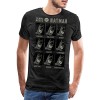 Spreadshirt DC Comics Originals Portraits De Batman T-Shirt Premium Homme, M, Blanc