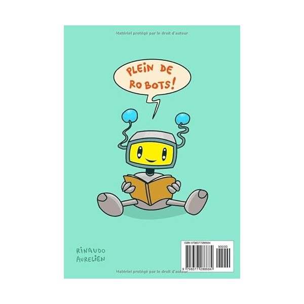 livre de coloriage robots: dès 4 ans