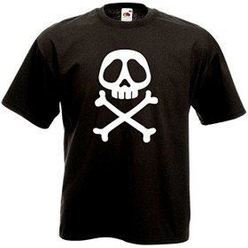 T-Shirt Tête de Mort Albator - Vintage Skull Retro 80s Geek XL 