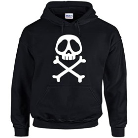 FUNNY SHIRT Sweat à Capuche Albator Skull - Vintage Manga XL 