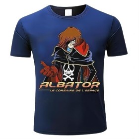 Men Print T Shirt albator Gray t-Shirt Logo Tshirts Cotton Tshirt Men Summer Fashion t-Shirt Euro Size Unisex o-Neck Tee-Shir
