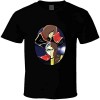 Mens Albator Captain Harlock Space Pirate and Actarus Duke Fleed Goldorak Grendizer T S Black T-Shirts à Manches Courtes X-L