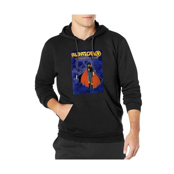 kfr Leiji Matsumoto Harlock The Space Corsair Albator Hooded Men Cotton Hoody Round Neck Hoodie Long Sleeve Clothing XXL