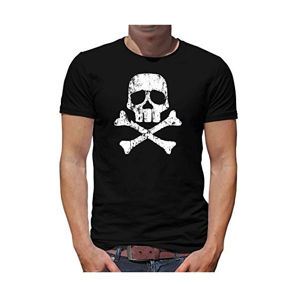 TShirt-People Albator Atlantis T-Shirt Homme Harlock Captain Anime - Noir - X-Large