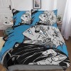 UKALOU Jujutsu Kaisen Housse De Couette 3D Parure De Lit, Housse De Couette Microfibre avec Fermeture À Glissière Et Taies D