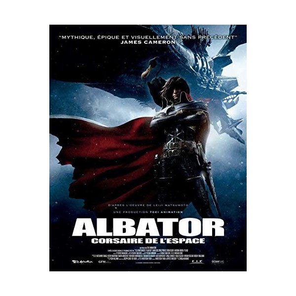 postercinema Albator Corsaire de lespace Kyaputen Hârokku – Affiche de qualité - cm. 30 x 40