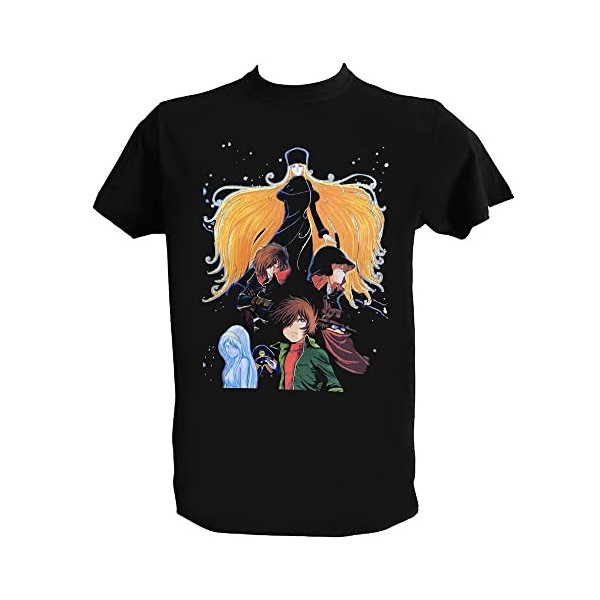 UZ Design Tee Shirt Queen Emeraldas Homme Enfant Albator Anime T Shirt Dessin Animé Année 80, Homme - L