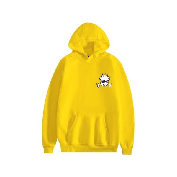 FROGZ Jujutsu Kaisen Casual Hoodie Gojo Satoru T - Shirt Jujutsu Kaisen Top Anime Manga Pull Für Unisexe-color01||M