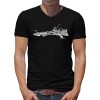 TShirt-People Albator Atlantis V T-shirt pour homme Harlock Captain Anime - Noir - Medium
