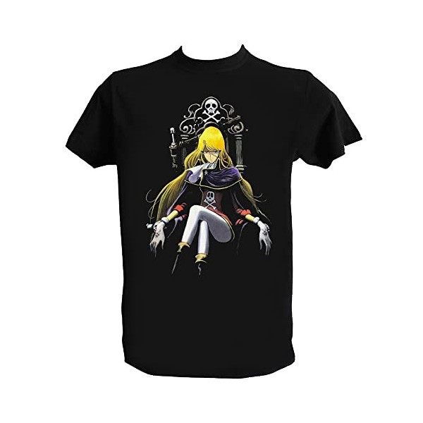 UZ Design Tee Shirt Queen Emeraldas Homme Enfant Albator Anime T Shirt Dessin Animé Année 80, Homme - XS