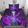EKENOZ Jujutsu Kaisen 3 Pièces Ensemble Housse De Couette Literie Couette Housse De Couette, Ultra Doux Microfibre Hypoallerg