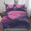 EKENOZ Jujutsu Kaisen 3 Pièces Ensemble Housse De Couette Literie Couette Housse De Couette, Ultra Doux Microfibre Hypoallerg