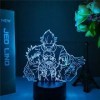 ItoNC Lampe Anime Satoru Gojo Team Light Jujutsu Kaisen Veilleuse LED pour Cadeau dAnniversaire Lampe Satoru Gojo Cadeaux d