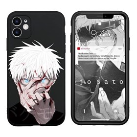 Coque pour Apple iPhone 14 et iPhone 13 6,1 Pouces, Antichoc Doux Silicone TPU Protection Housse, Étui de Téléphone Anime Juj