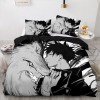 SK-YBB Parure De Lit 3 Pièces Anime Housse De Couette 1-2 Personnes Ensemble De Literie pour Enfants Taille 1 * Duvet Cover E