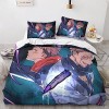 Jujutsu Kaisen Housse De Couette 3 Pièces Sukuna en Microfibre De Qualité Supérieure - Fermeture À Glissière Cachée Et Taies 
