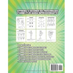 Apprendre à dessiner des mangas et des anime pour les débutants: Apprenez à dessiner de superbes personnages de manga et dan