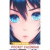 Pocket Calendar 2024 - 2026: Three-Year Monthly Planner for Purse , 36 Months from January 2024 to December 2026 | Anime styl