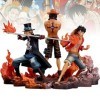 Lot de 3 Figurines One Piece - Figurine Luffy - Figurine Anime - DIY Décoration - Jouets - Collectibles Toy Animations Charac