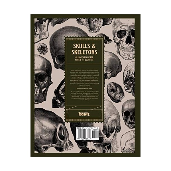 Skulls and Skeletons: An Image Archive and Anatomy Reference Book for Artists and Designers