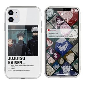 Coque pour Samsung Galaxy A6 2018 5,6" Antichoc Transparent Silicone TPU Protection Housse, Étui de Téléphone Anime Jujutsu