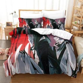 Anime Ryomen Sukuna Housse De Couette 3D Imprim￩ Jujutsu Kaisen Parure De Lit Microfibreavec Fermeture ￉Clair, Housse Couette