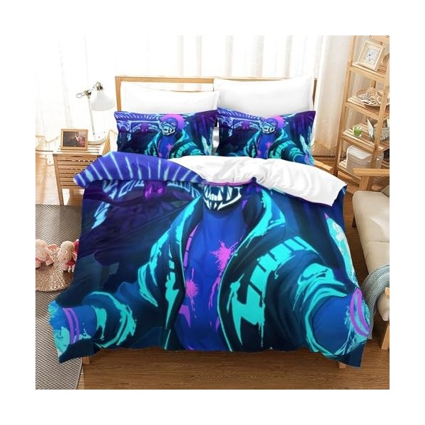 Anime Ryomen Sukuna Housse De Couette 3D Imprim￩ Jujutsu Kaisen Parure De Lit Microfibreavec Fermeture ￉Clair, Housse Couette