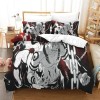 Anime Ryomen Sukuna Housse De Couette 3D Imprim￩ Jujutsu Kaisen Parure De Lit Microfibreavec Fermeture ￉Clair, Housse Couette
