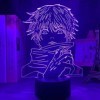 BTEVX Anime Satoru Gojo lampe Jujutsu Kaisen lumière LED veilleuse pour cadeau danniversaire Jujutsu Kaisen Satoru veilleuse