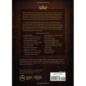 The Tony Evans Study Bible: Christian Standard Bible. Advancing Gods Kingdom Agenda