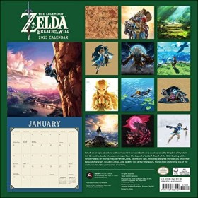 Legend of Zelda Breath of the Wild 2023 Calendar