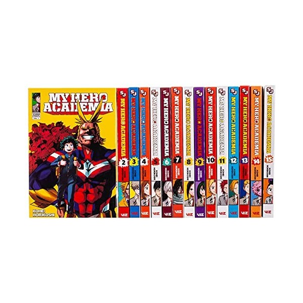 Série My Hero Academia Vol 1-15 Collection 15 livres par Kohei Horikoshi