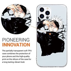 Coque pour Samsung Galaxy A71 4G 6,7" Antichoc Transparent Silicone TPU Protection Housse, Étui de Téléphone Anime Jujutsu 