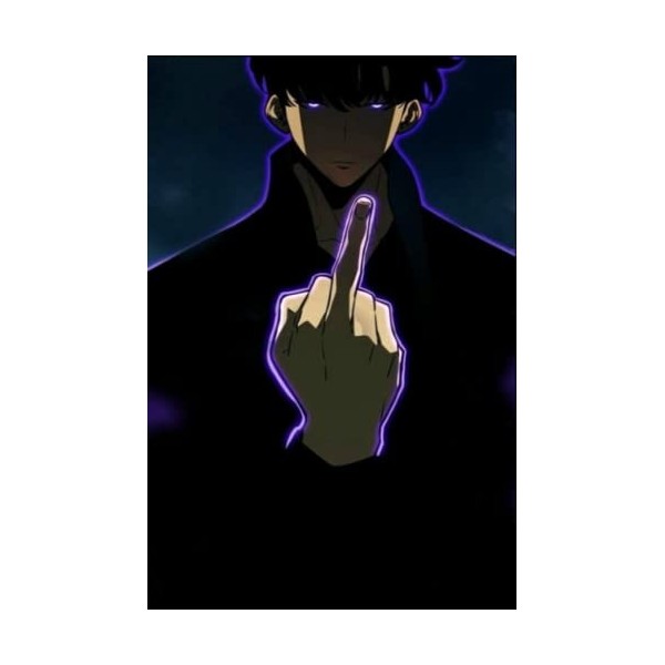 Solo Leveling Notebook: solo leveling Wide Ruled, 6x9, 120 Pages | Best gift for Anime lovers, Perfect present for Sung Jin-W