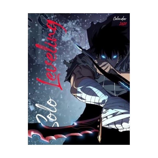 S.l Leveling Calendar 2024: Solo Le.ve.l OFFICIAL Planner 2024 2025, with note section to write in each day of the months an