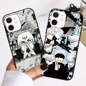 2 Pièces Coque pour Xiaomi Redmi Note 11S 4G/Note 11 4G 6.43 Anime Jujutsu Kaisen Gojo Satoru Itadori Yuji Manga Motiv Case