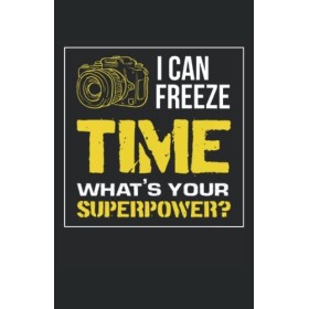 Fotos frieren die Zeit ein: Notizbuch 120 Seiten kariert Din A5 - 6"x 9"