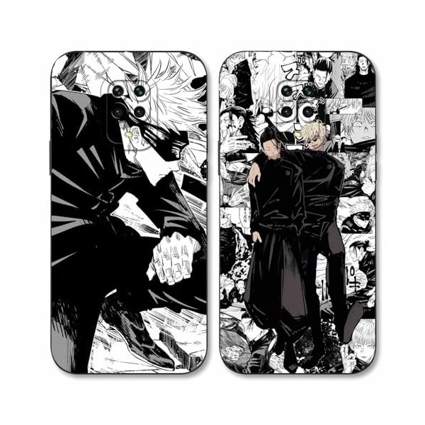 2 Pièces Coque pour Xiaomi Redmi Note 9 Pro/Note 9S 4G 6.67, avec Anime motif Jujutsu Kaisen Gojo Satoru Itadori Yuji Mang