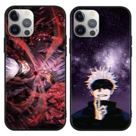 2 Pièces Coque pour Oppo Realme C35（4G） 6.6 avec Anime Jujutsu Kaisen Gojo Satoru Itadori Yuji Manga 3D Imprimé Motiv Case 