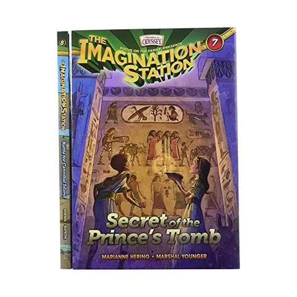 Imagination Station Book Set: Secret of the Prince’s Tomb / Battle for Cannibal Island / Escape to the Hiding Place