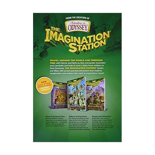 Imagination Station Book Set: Secret of the Prince’s Tomb / Battle for Cannibal Island / Escape to the Hiding Place